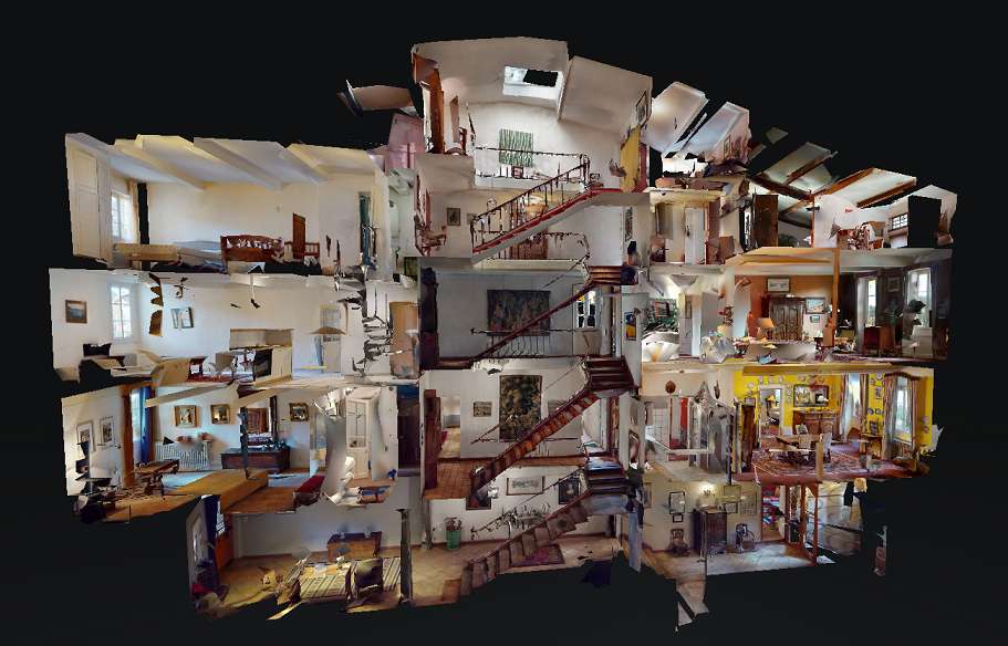 Dollhouse Visite virtuelle Matterport pour l'immobilier dans le Vaucluse